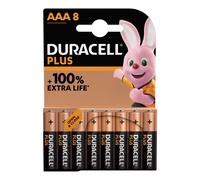 Duracell Plus Alkaline AAA Batteries - Pack of 8