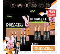 8x DURACELL RECHARGEABLE ULTRA AAA HR03 900mAh Batteries DURALOCK NiMH LR03 Exp+