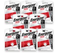 8x ENERGIZER 1632 Batteries CR1632 3V Lithium Coin Cell DL1632 EXPIRY 08/2035