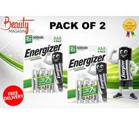 8x ENERGIZER Rechargeable AAA Batteries 600mAh NiMH 1.2V HR03 Pre-Charged (2 PK)