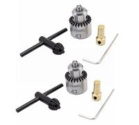 8X Hot Electric Drill Grinding Mini Drill Chuck Key Keyless Drill Chucks 0.3-4mm with 3.17mm Shaft Connecting Rod