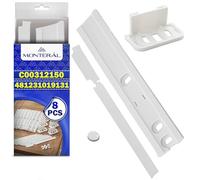 8x Integrated Fridge Freezer Door Sliders C00312150 for Indesit for Ariston