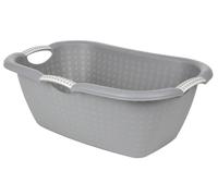 8x Laundry Bin Ergonomica 27L Collector Box Basket Plastic Clothes Soft Touch