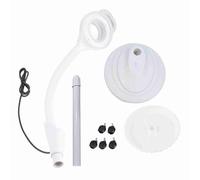 8X LED Ring Light with Adjustable Height Cold Light, Magnifying Glass Floor Lamp for Tattoo Beauty Salon Use in UK