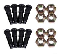 8X Lug Nut & for Stud Set 6564669 6709170 For Bobcat Skid Steer 743 753 763 773 853