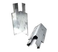 8X Mortice Arris Rail Bracket For Concrete Posts 200 X 62 X 62mm