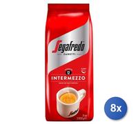 8X Multipack Segafredo Coffee Beans 1 Kg Red