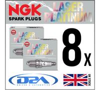 8x NGK BKR6EQUP 3199 Laser Platinum Spark Plugs For AUDI A8 4.2 08/98>09/02