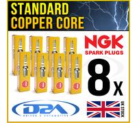 8x NGK BP8HS 2630 Standard Spark Plugs