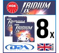 NGK BPR8EIX / 6684 Iridium IX Spark Plug Pack of 6 Genuine NGK Components