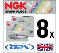 8x NGK IFR5N10 7866 Laser Iridium Spark Plugs For JAGUAR S-TYPE 4.2 03/02>