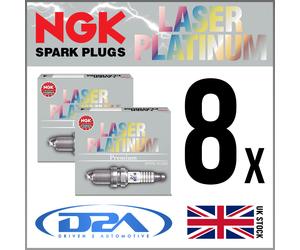 8x NGK PTR6F-13 7569 Laser Platinum Spark Plugs For MG ZT 260 4.6 09/03>