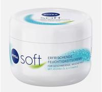 8x Nivea Refreshing Soft Moisturising Cream with Jojoba Oil & Vitamin E 375ml