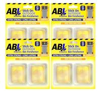 8x Outdoor Wheelie Bin Fresheners - Extra Strong Citronella Scent, Long Lasting Stick-On Bin Deodorisers for Wheelie Bins & Waste Bins