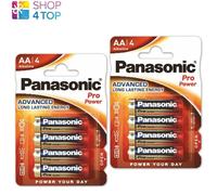 8x Panasonic Pro Power AA 1.5V Alkaline Batteries LR6 MN1500