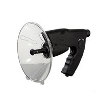 8X Parabolic Sound Amplifying Monocular Microphone ABS Construction for Bird Watching and Wildlife Observation Outdoor Listening Device with Earphone Black 36x25x8.5cm Portable