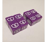 8X Purple Planeswalker 1-6 & 7-12 Loyalty Dice Compatible with Magic: The Gathering/CCG MTG
