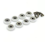 8X Shower Door Replacement Roller Wheel Runner Diameter 23mm with Screw M5