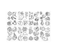 8X Shrink Plastic Sheets Art Pencils Jewelry Making Tags/Keyrings DIY Ocean 8 Pcs Ocean 14.5x20 cm