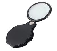 8x Small Pocket Magnifier Glass, Mini Foldable Pocket Jewelry Magnifier Magnifying Glass Folding Magnifying Lenses with Sheath for Seniors Reading Inspection Jewelry