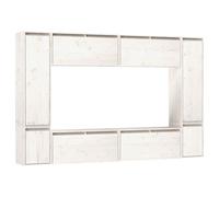8x Solid Wood Pine TV Cabinets Wall Mounted Furniture Multi Colours vidaXL