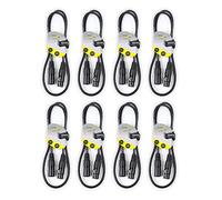 8x StageCore 1M DMX Lead Cable 3P XLR Lighting Disco DJ