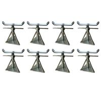 8x Static Caravan Axle Stand Support Very Small 8 Pack UK Made 7.5" - 10.4"