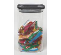 8x Storage Jar 1.2L Transparent Containers Boxes Storage Muesli Noodles