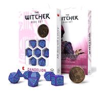 Q Workshop The Witcher Dice Set Dandelion Half A Century Of Poetry 7 Units Board Game Blue