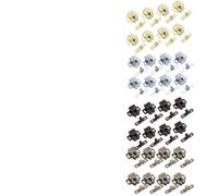8X Twin Double Roller Catch Latch for Cupboard, Wardrobe & Furniture - Cold Rolled Steel, Red Bronze/Silver/Green Bronze/Gold Finish, for Caravan, Boat and Motorhome