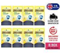 8x Twinings Pure Camomile Herbal Tea Caffeine-Free (20 Bag/Box)