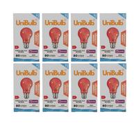 8X Unibulb B22 Gls 40W 1000K Fireglow Red Light Bulb - Pack Of 1