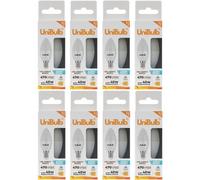 8X Unibulb Led Candle E14 (Ses) 470Lm 4.2W 6500K (Daylight) Light Bulb - Pack Of 1