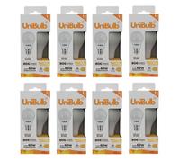 8X Unibulb Led Gls B22 (Bc) 806Lm 7.3W 3000K (Warm White) - Pack Of 1
