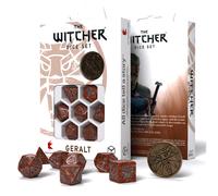 8x Witcher Dice Set Geralt Monster Slayer RPG Tabletop Q-Workshop