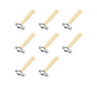 8X Wooden Handle Round Hammer Home Installation Small Hammer Walnut Hammer 0.25P Woodworking Hammer Hammer