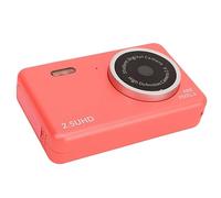 8X Zoom HD Selfie Camera for Student, Auto Light Sensitivity Dual Lens 2.5K Digital Cameras, Cute Camera for Kids and Beginner Photography (Pink)