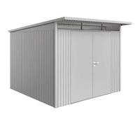 8x10 Biohort AvantGarde A7 Metal Shed - Double Door - Metallic Silver