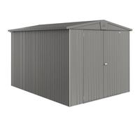 8x10 Biohort Europa 6 Metal Shed - Metallic Quartz Grey