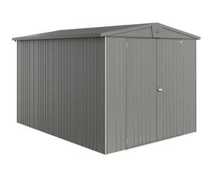 8x10 Biohort Europa 6 Metal Shed - Metallic Quartz Grey