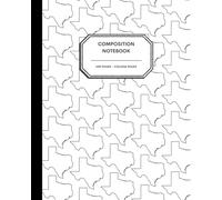 8x10" Composition Notebook - 200 College Ruled Pages - Texas State Outline Notebook Journal with Clean White Background for Kids, Preteens, Teens and Adults