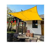 8'x10' Rectangle Sun Shade Sail Canopy Awning Shelter Sunscreen Fabric Waterproof UV Block UV Wear-Resistance for Outdoor Summer Patio Carport Garden, Mango Yellow