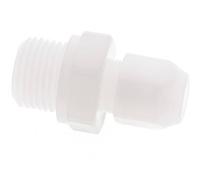 8x10mm & G1/2'' PVDF Straight Hose Fitting with Male Threads 10bar/145psi