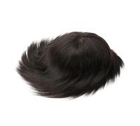 ,8x11istic Natural Look Men's Human Hair Wig, Silk Lace Center and Poly Around Hair Replacement Toupee Men Silk Base Lace Hair Prosthesis Hairpiece Hair Human Hair Men Wig