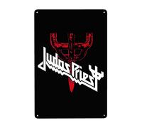 8x12 inch Judas Metal Band Priest Decor-Metal Signs Retro Decor-Vintage Tin Sign for Home,Garden,& Wall Decorations-Vintage WallArt Accessories