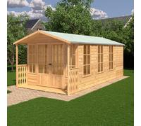 Shire Delmora Summerhouse 8X18 Inc Verandah