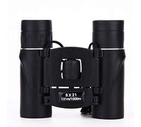 8X21 Compact Binoculars with Adults, 8X HD Folding Pockets Super Clear Green Film Binocular for Bird Watching, Camping Sports, Travel