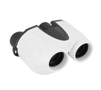 8X25 Binoculars, HD Large View Binoculars with 8x Magnification, 16mm Eyepiece, Compact Foldable Portable Binocular for Bird Watching, Theater and Concerts, Green Film (White)