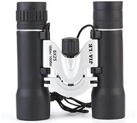 8x25 Small Outdoor Binocular, Non-Slip Design Binoculars, Ultra HD Objective FMC Multi Green Coated Telescope, Folding Pocket