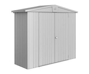 8x3 Biohort Europa 2A Metal Shed - Metallic Silver